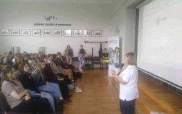 Ekospotkanie z licealistami w Rzepinie