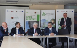 Wizyta studyjna  wiceministra klimatu Ireneusza Zyski w WFOŚiGW w Zielonej Górze