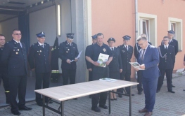 Wręczenie umów w ramach Ogólnopolskiego programu finansowania służb ratowniczych część 2), tzw. Mały Strażak