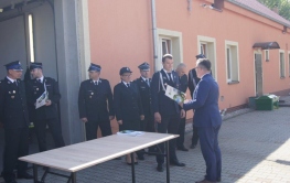 Wręczenie umów w ramach Ogólnopolskiego programu finansowania służb ratowniczych część 2), tzw. Mały Strażak