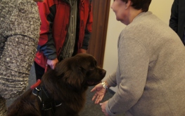 Niecodzienne odwiedziny przedstawicieli Ratownictwa Wodnego Sława w Funduszu