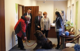 Niecodzienne odwiedziny przedstawicieli Ratownictwa Wodnego Sława w Funduszu