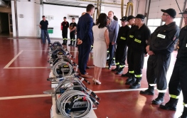 Uroczyste przekazanie sprzętu dla jednostek OSP województwa lubuskiego