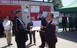 Wręczenie promes w ramach środków WFOŚiGW oraz Ogólnopolskiego Programu finansowania służb ratowniczych Część 1)  
