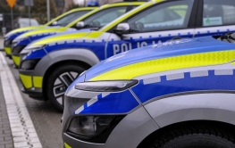 Samochody elektryczne na potrzeby jednostek Policji garnizonu lubuskiego. 