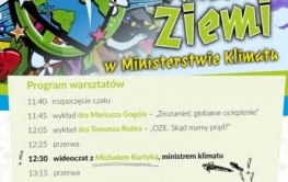 Dzień Ziemi w Ministerstwie Klimatu – warsztaty on-line