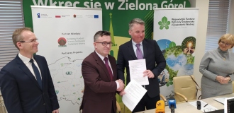 Podpisanie umowy o dofinansowanie w programie „Ciepłe Mieszkanie” z Miastem Zielona Góra