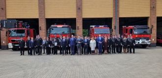 Wręczenie promes w ramach Ogólnopolskiego Programu finansowania służb ratowniczych Część 2)  tzw. „Mały Strażak”