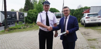 Wręczenie umów w ramach Ogólnopolskiego programu finansowania służb ratowniczych część 2), tzw. Mały Strażak