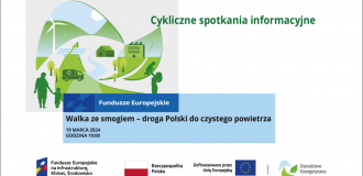 „Walka ze smogiem – droga Polski do czystego powietrza” - na spotkanie z Doradcami Energetycznymi on-line
