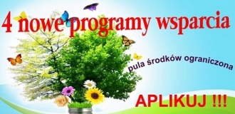 Cztery nowe programy wsparcia