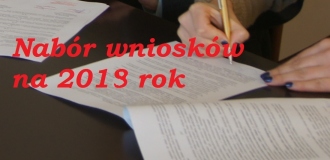 NABÓR WNIOSKÓW NA 2019 ROK!
