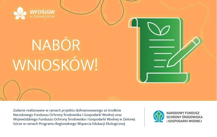 Program Regionalnego Wsparcia Edukacji Ekologicznej, Część 2) Fundusz Ekologii Trwa nabór wniosków o dofinansowanie! 